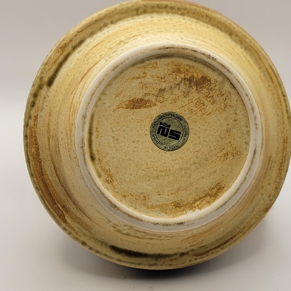 Nasco Teapot Japan Fine Stoneware Hand Painted Flowers Bamboo Wrapped Handle - Picture 12 of 13